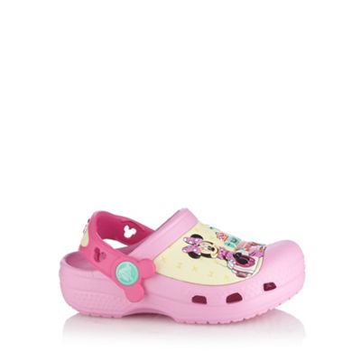 Crocs Girl's pink 'Minnie Mouse' clogs